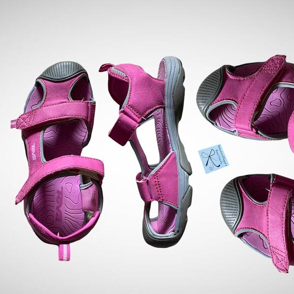 Teva Putian Adjustable Strap Sandal Shoes Kids Sz C2 - Picture 1 of 7